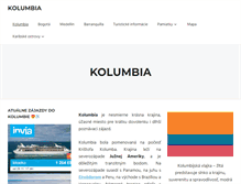 Tablet Screenshot of kolumbia.sk